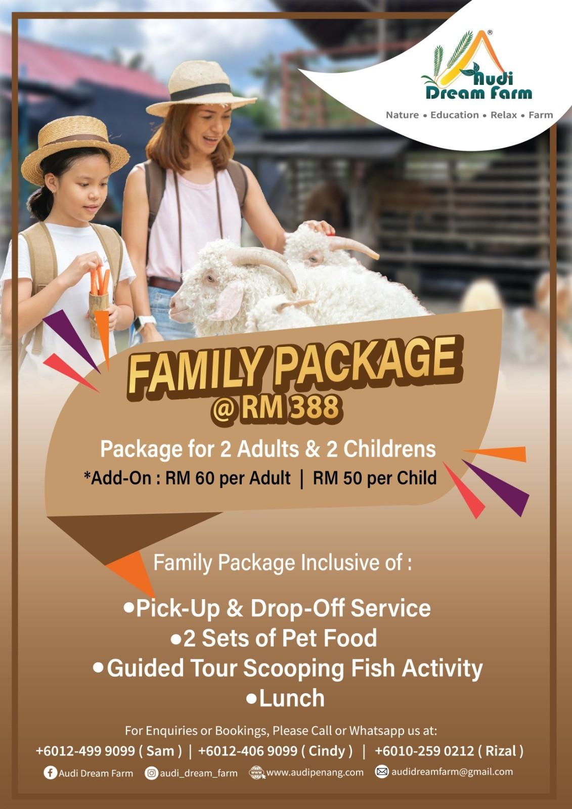Audi Dream Farm Family Package