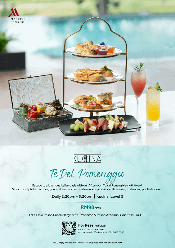 Tè Del Pomeriggio by Penang Marriott Hotel