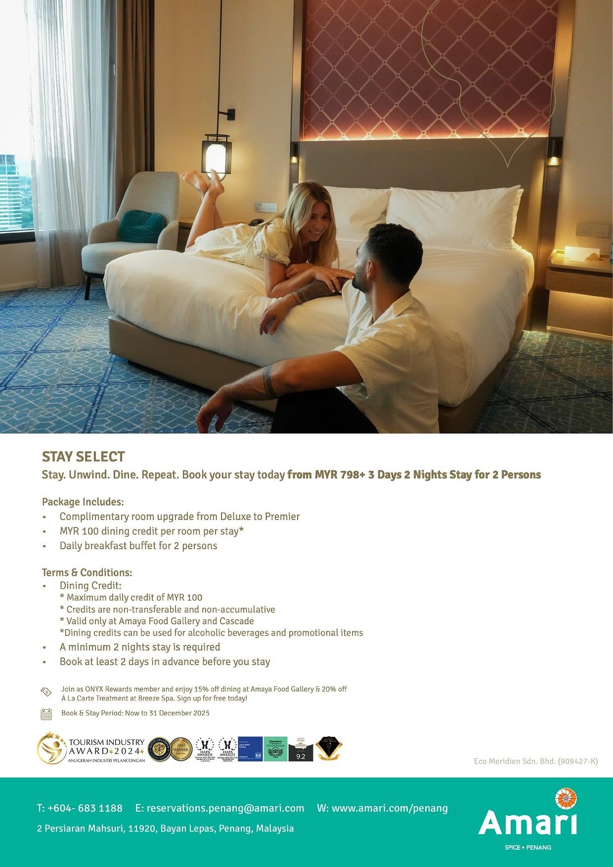 Stay Select by Amari SPICE Penang