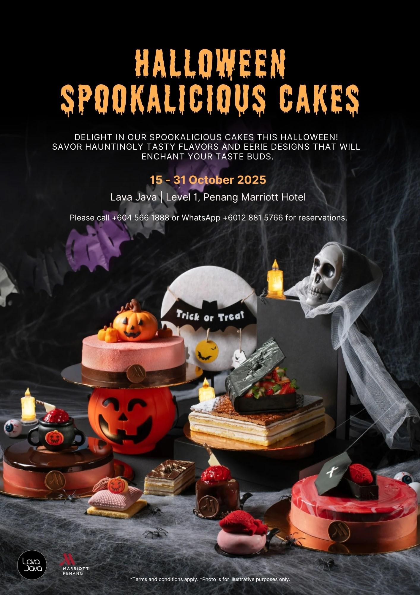 Halloween Spookalicious Cakes by Penang Marriott Hotel