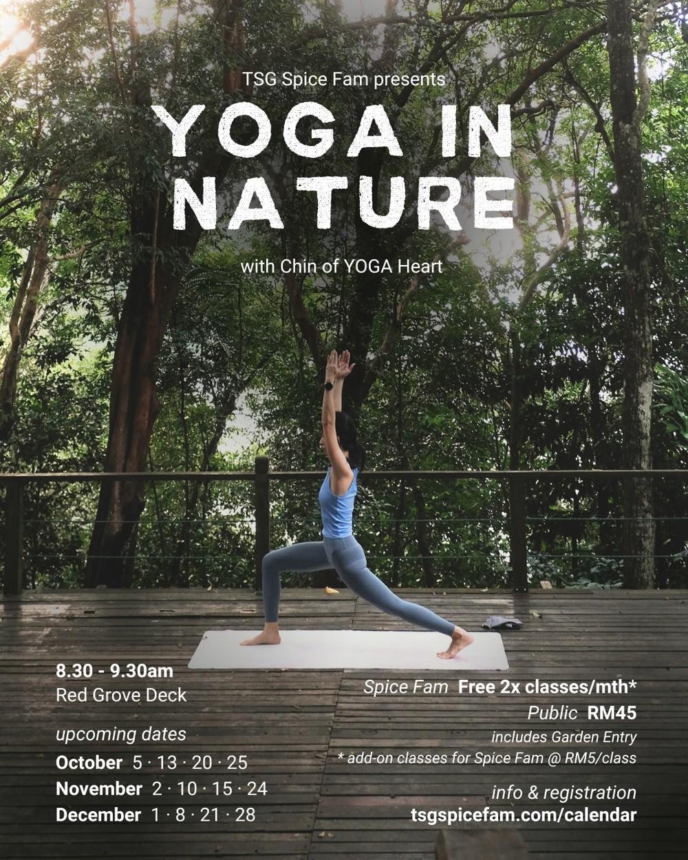 Yoga In Nature With Chin Of Yoga Heart By Tropical Spice Garden