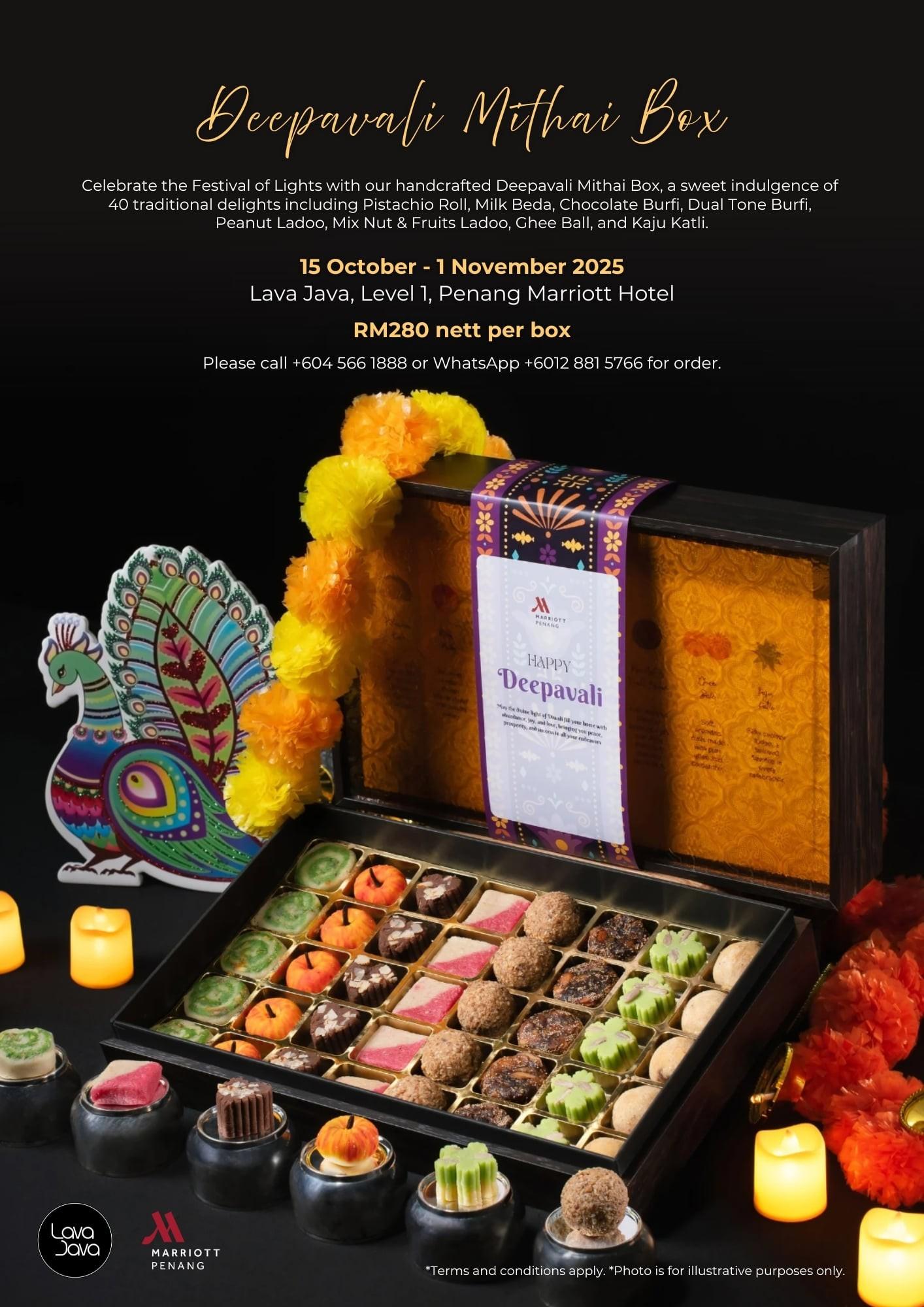 Deepavali Mithai Box by Penang Marriott Hotel