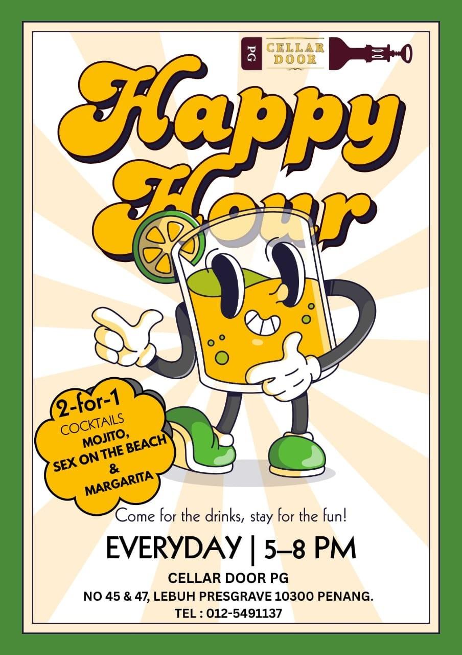 Happy Hour by Cellar Door Pg